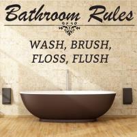 Sticker decorativ Wash, Brush - Sticker pentru baie sau camera de copii