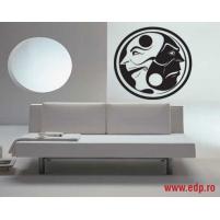 Sticker decorativ Yin & Yang